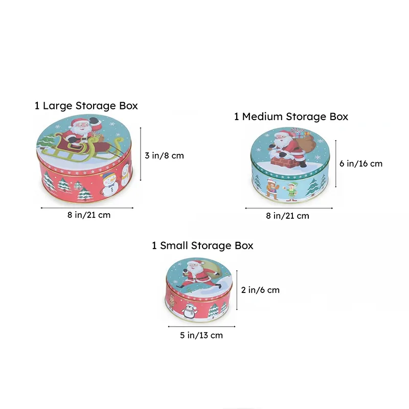 Busy Santa Storage Box - Set Of Three media 7