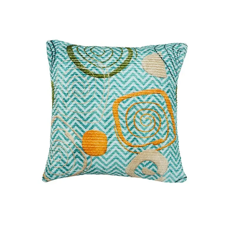 BlossomTrail Cushion Cover - Teal media 3