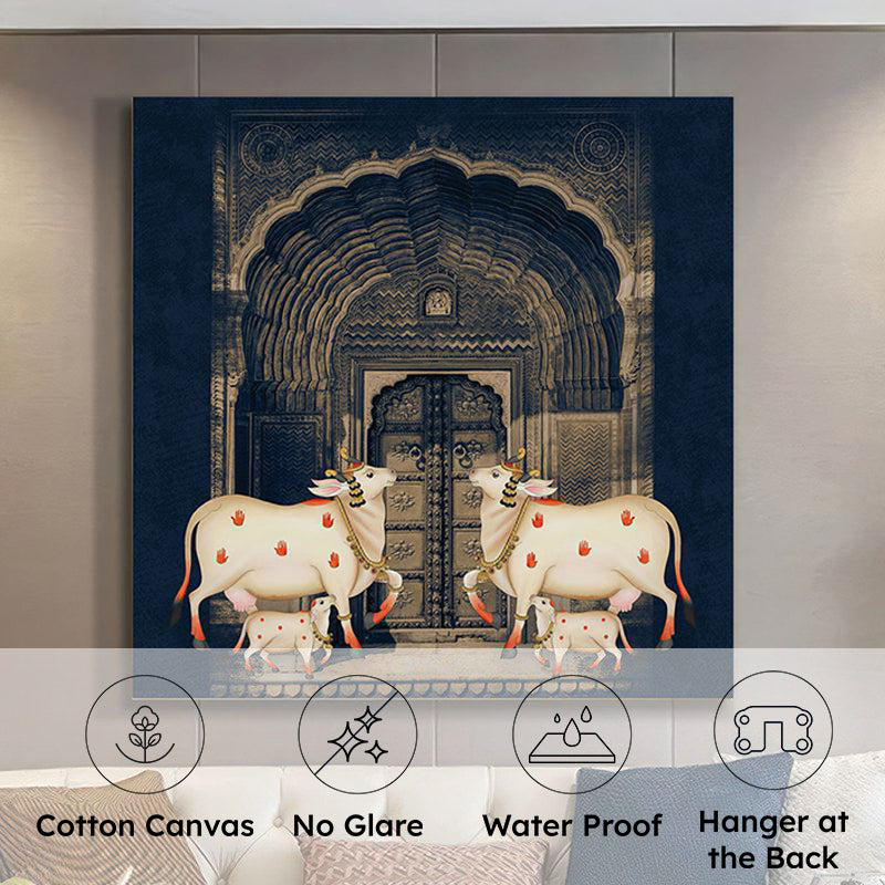 Cattle Archway Entrance Wall Painting media 6