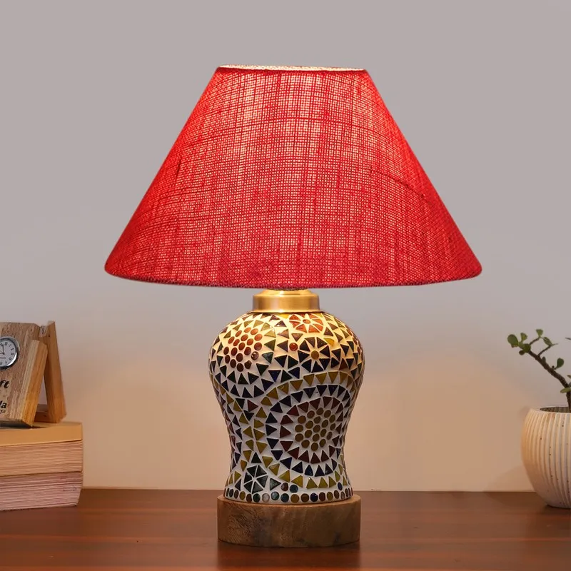 Nordra Wooden Table Lamp - Multicolor media 3