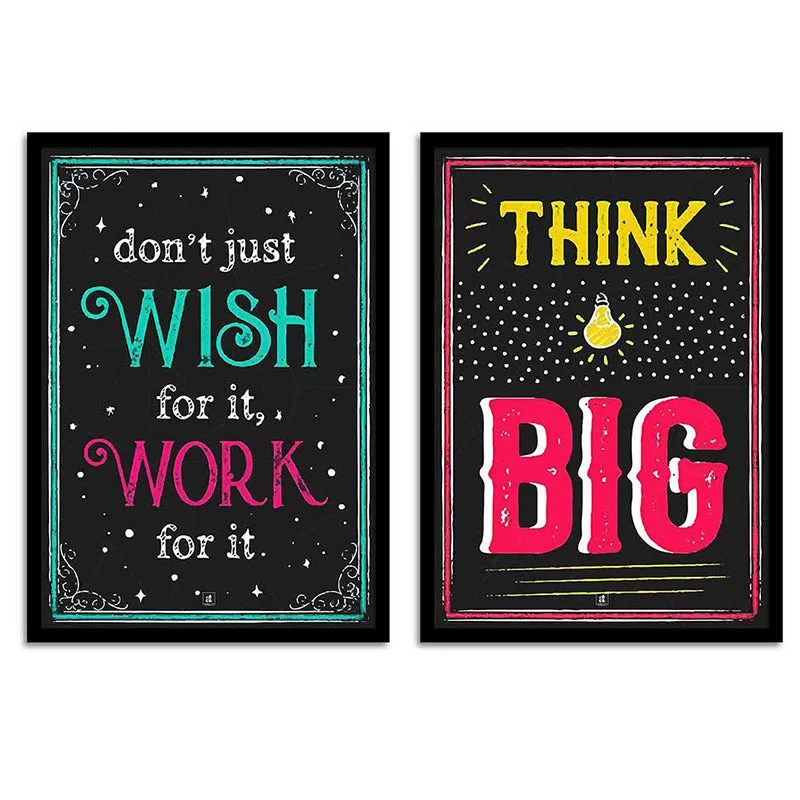 Think Big Wall Art - Set Of Two media 5