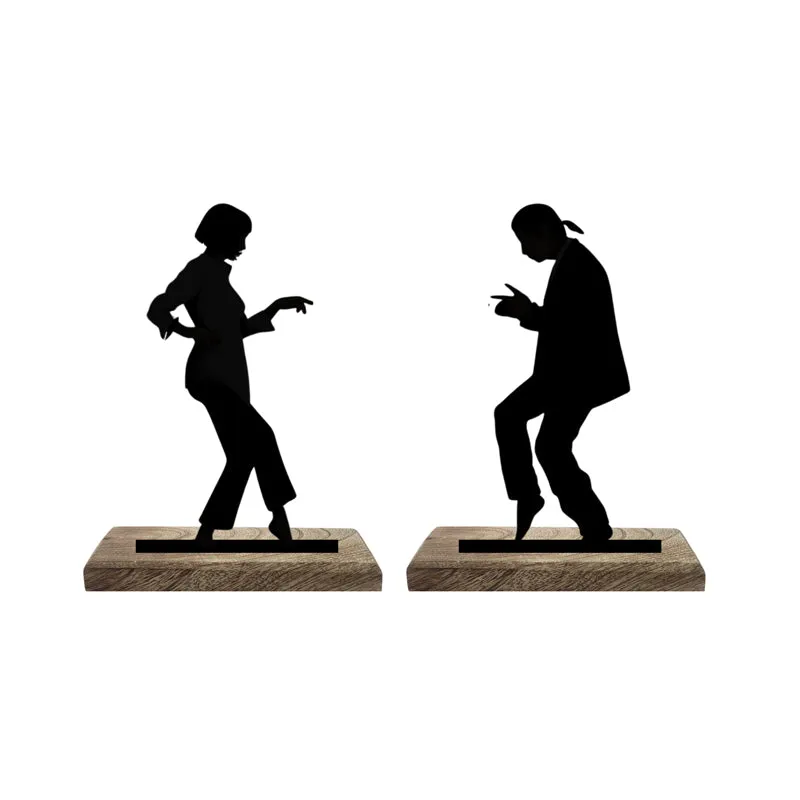 Iconic Pulp Fiction Showpiece - Set Of Two media 4