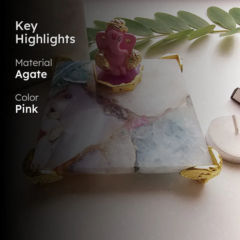 Athviya Pink Ganesha Agate Gift Box media 2