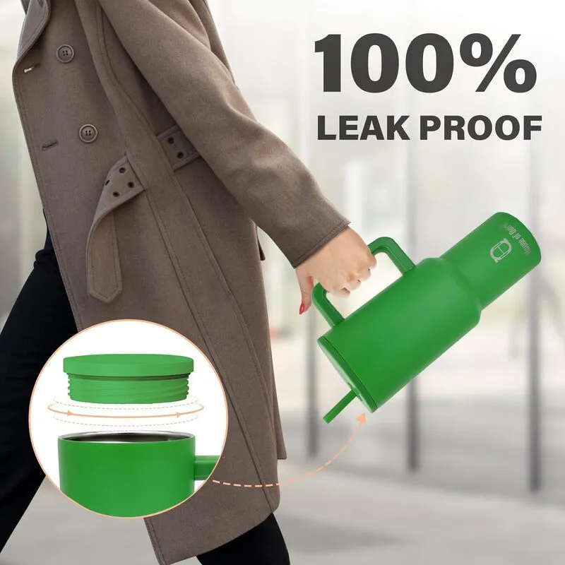 Hydra Boost Stainless Steel Tumbler (1200 ML) - Jade Green media 6