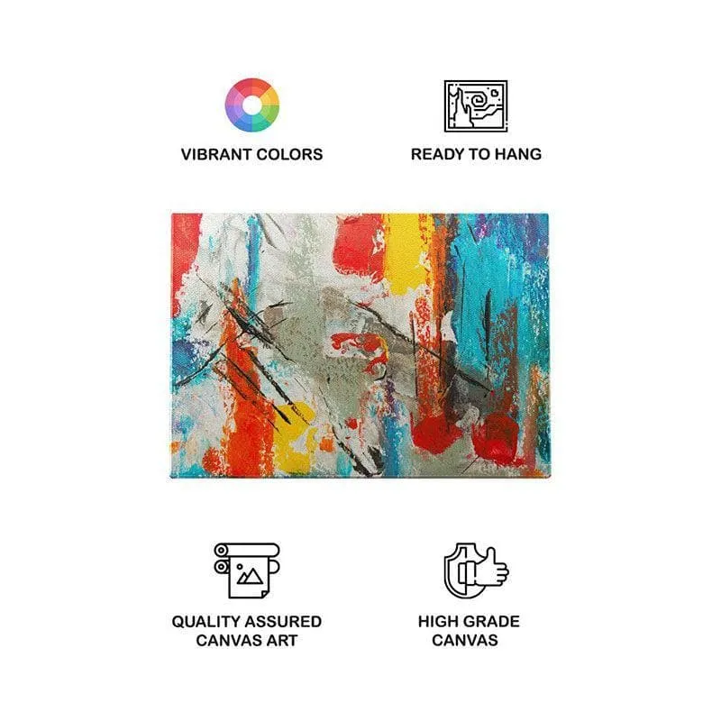 Tradition of Colors Canvas Wall Painting - Gallery Wrap media 4