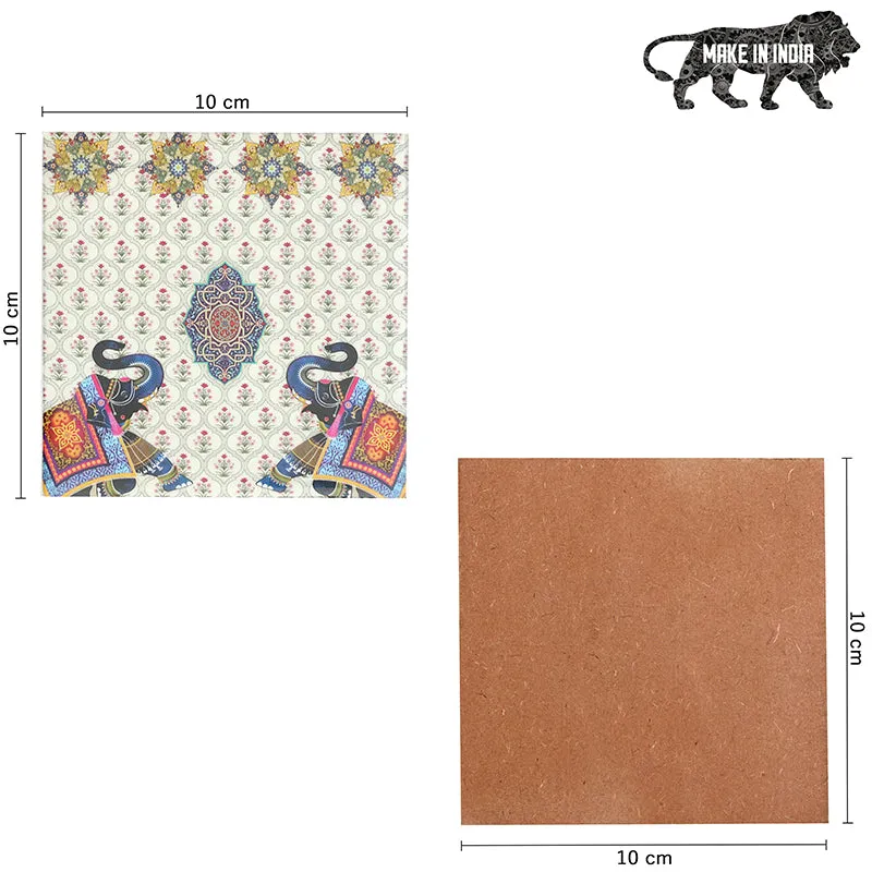 Haathi Duo Coaster - Seven Piece Set media 6
