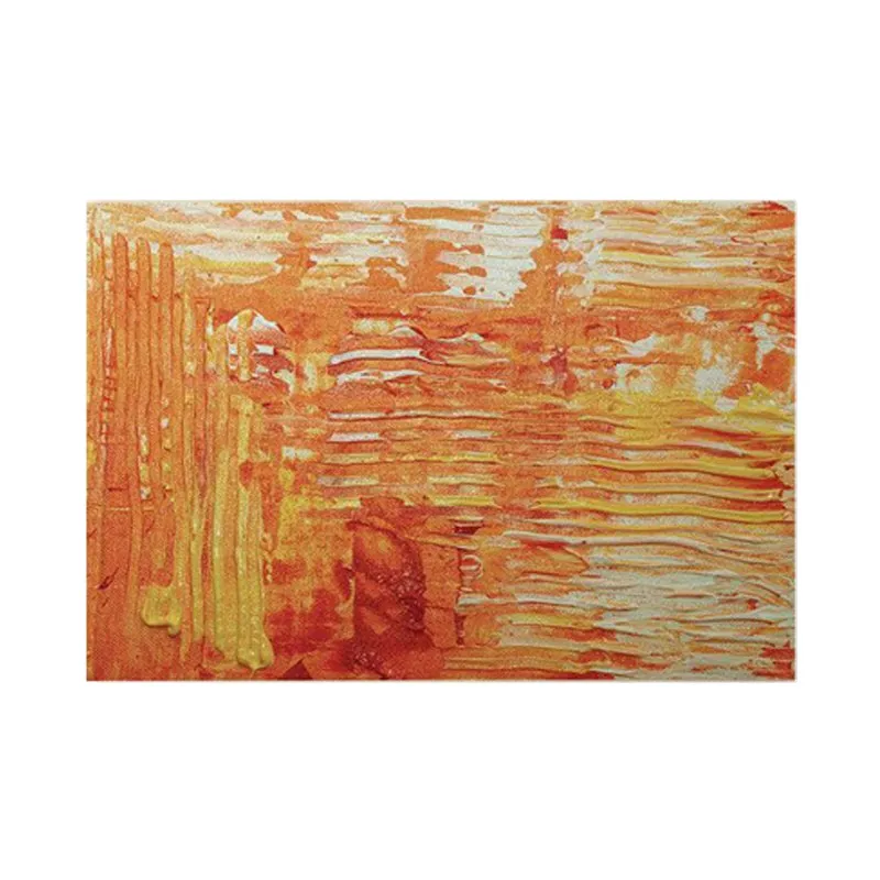 Marigold Abstract Painting - Gallery Wrap media 6