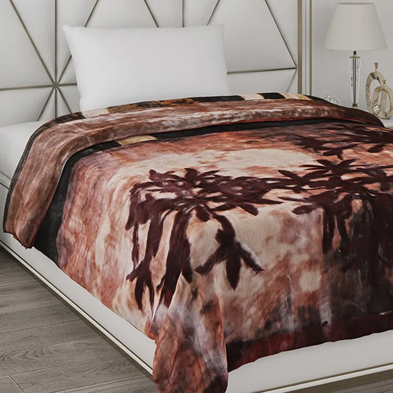 Monte Carlo Autumn Whisper Throw Blanket - 1000 GSM media 4