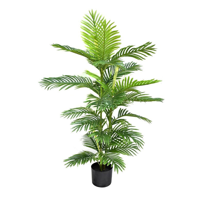 Harmony Artificial Dracaena Plant With Black Plastic Pot - 4 Feet media 4