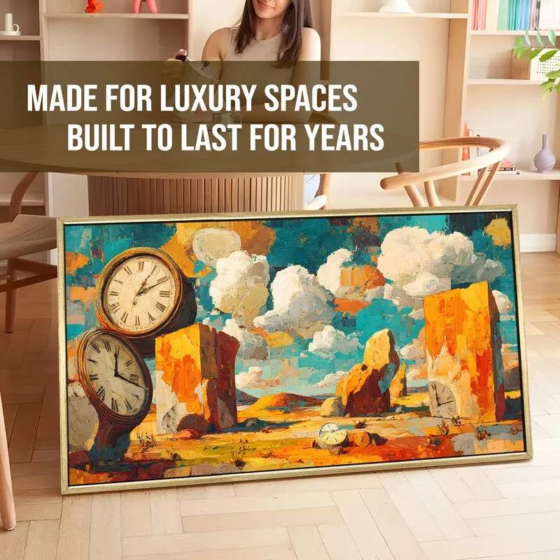 Desert Time Canvas Wall Painting With Frame media 5