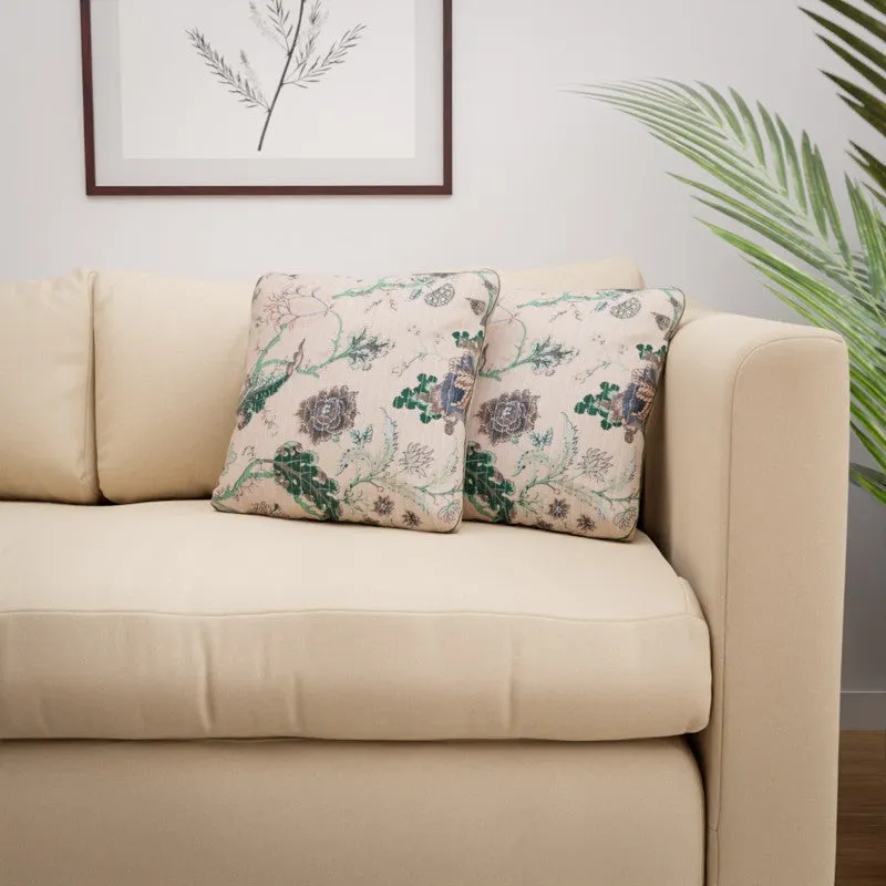 Bloom Havenia Cotton Cushion Covers - Set Of Two media 1