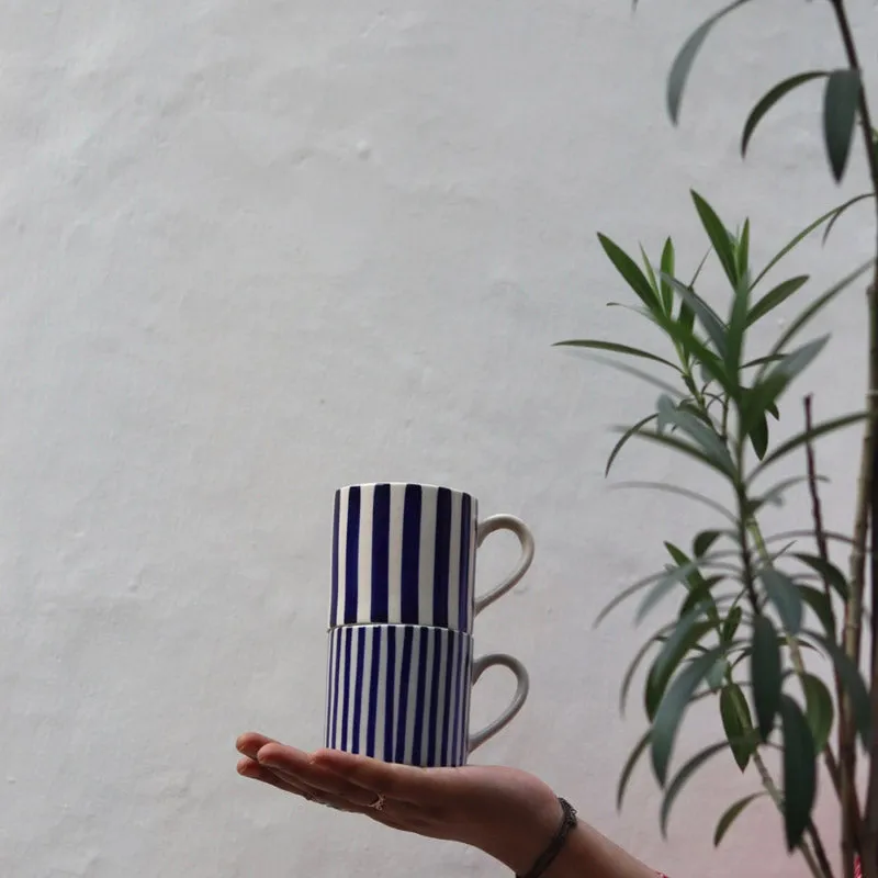 Just Ceramic Tea Cup (150 mL Each) - Set of Two media 3