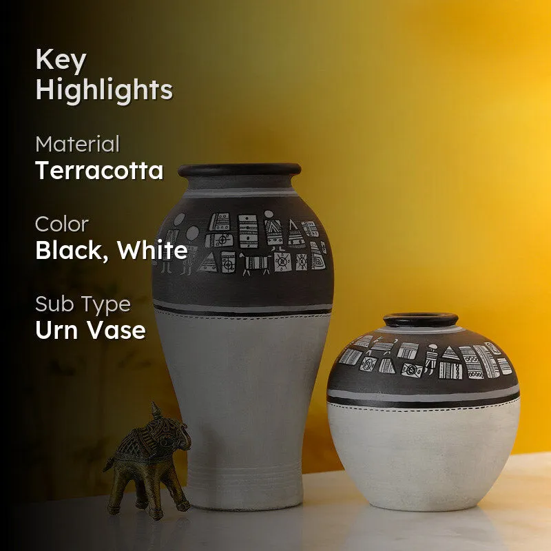 Ayesha Handcrafted Vase - Two Piece Set media 2