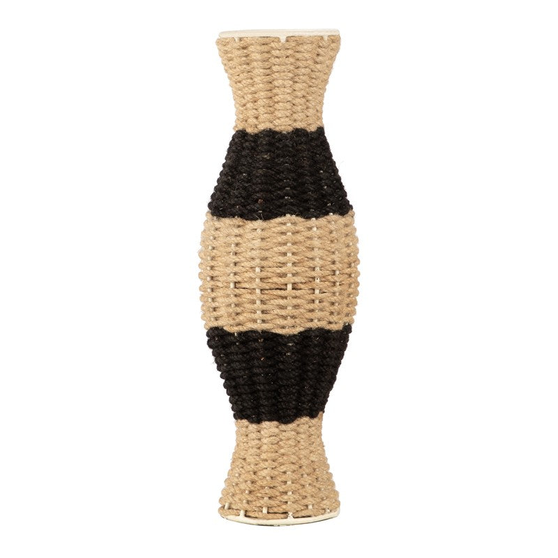 Dunara Jute Vase - Black,Brown media 3