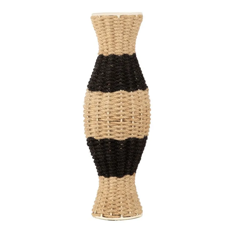 Dunara Jute Vase - Black,Brown media 3