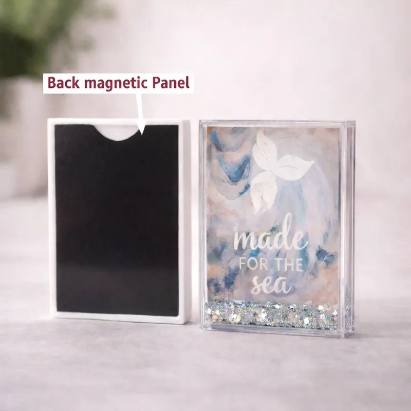 Made for the Sea Glitter Photo Frame With Fridge Magnet media 5