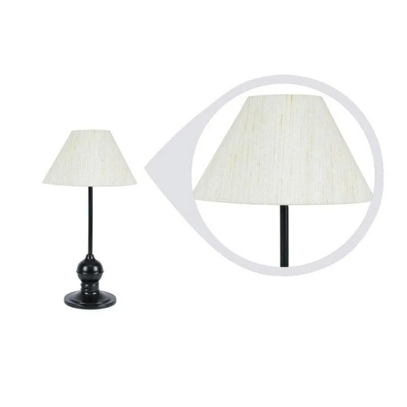 Igor Thana Fabric Table Lamp - White,Black media 4