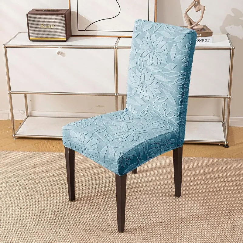 Serena Chair Cover (Light Blue) - Set Of Two media 3