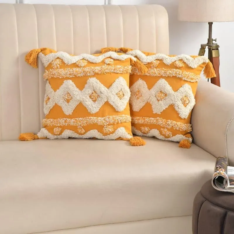 Driya Tufted Cushion Cover - Set Of Two media 1
