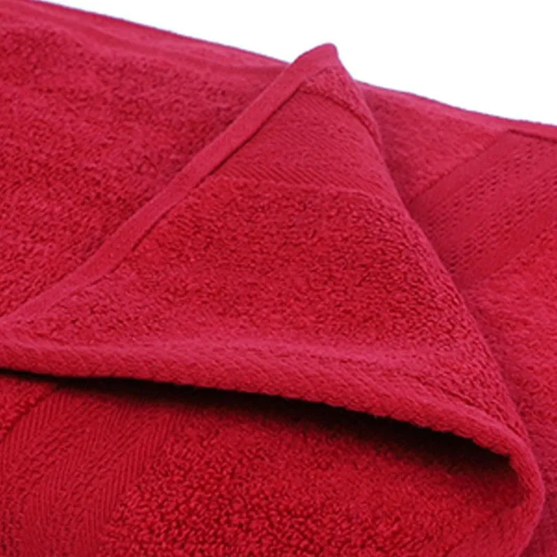 Elysian Solids Towel Set (Red, Blue) - Ten Piece Set media 4