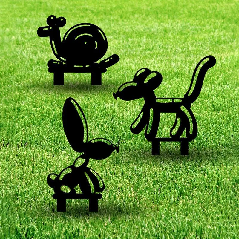 Balloon Play Garden Stake - Set Of Three media 1