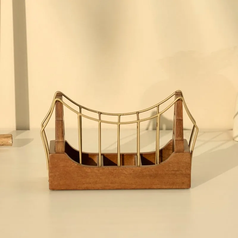 Golden Gate Wooden Cutlery Holder media 4