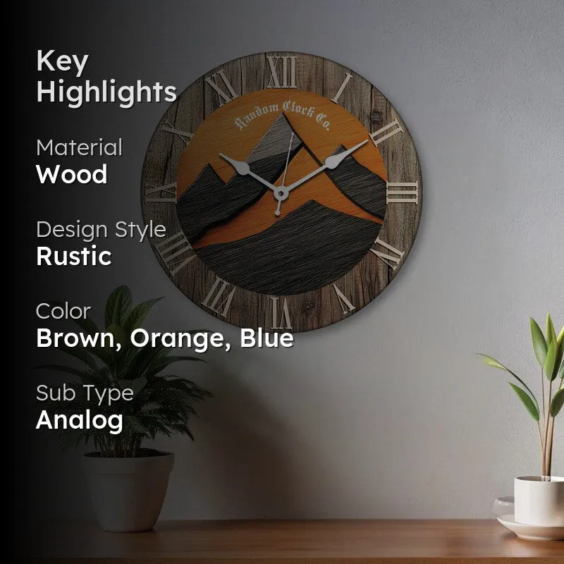 Cyclus Analog Wooden Wall Clock media 2
