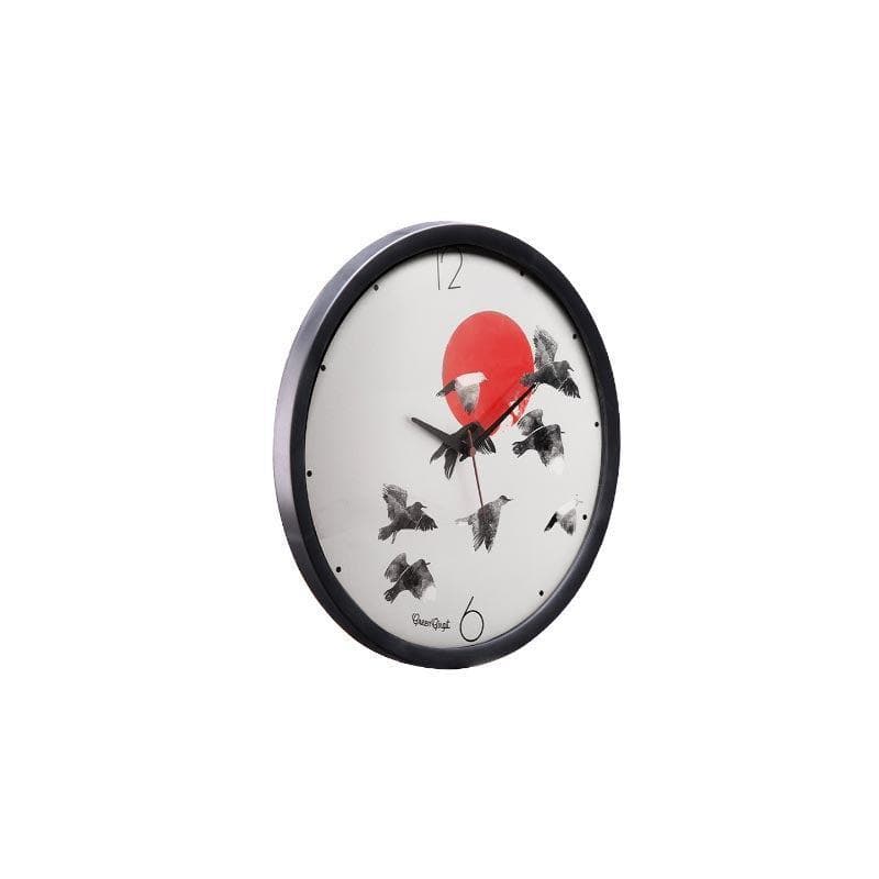 Red Moon Wall Clock media 4