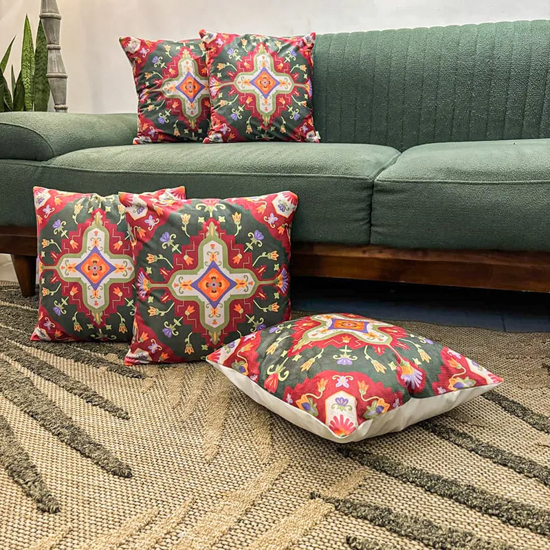 Pashmina Dreams Cushion Cover Set - Set Of Five media 1