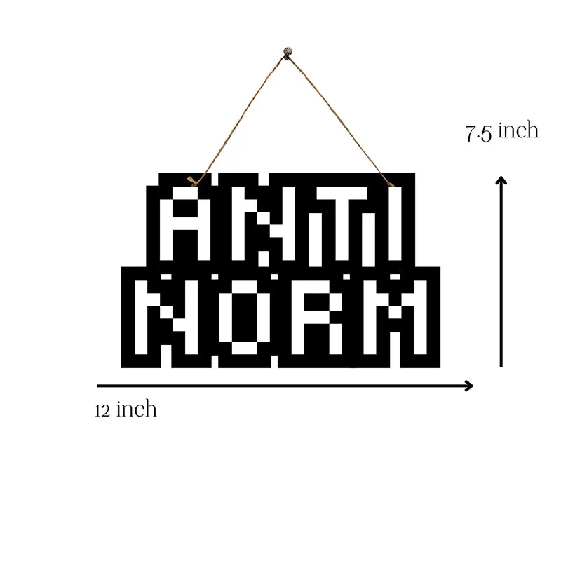 Anti Norm Mild Steel Wall Accent media 5