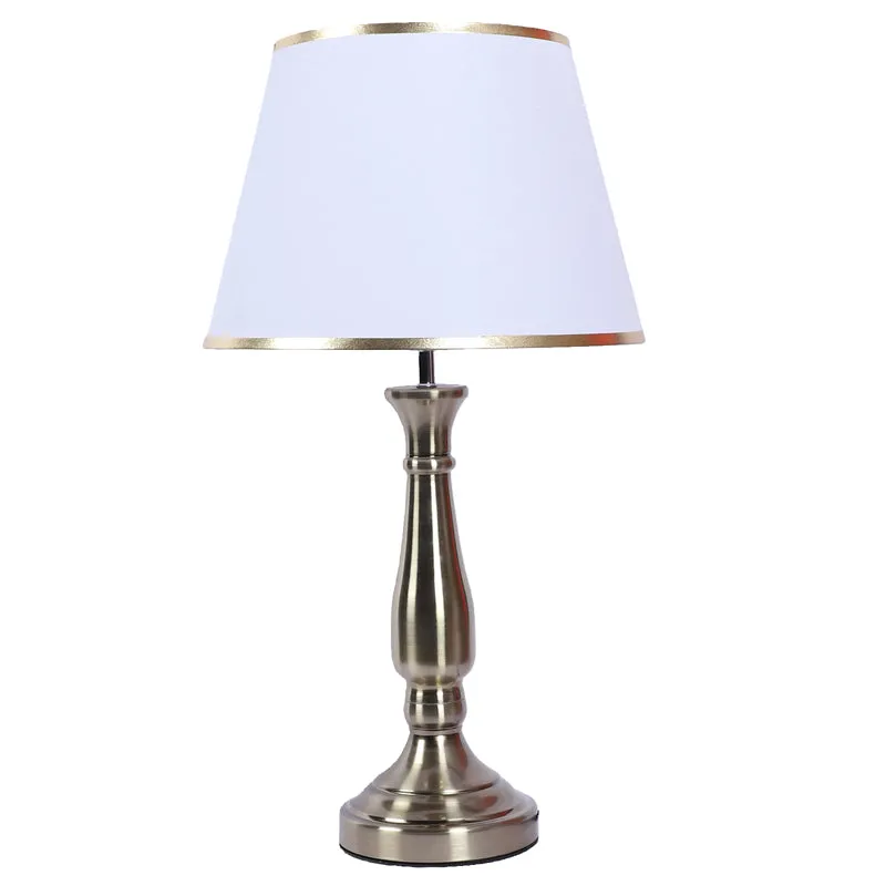 Brix Iron Table Lamp - White,Gold media 4