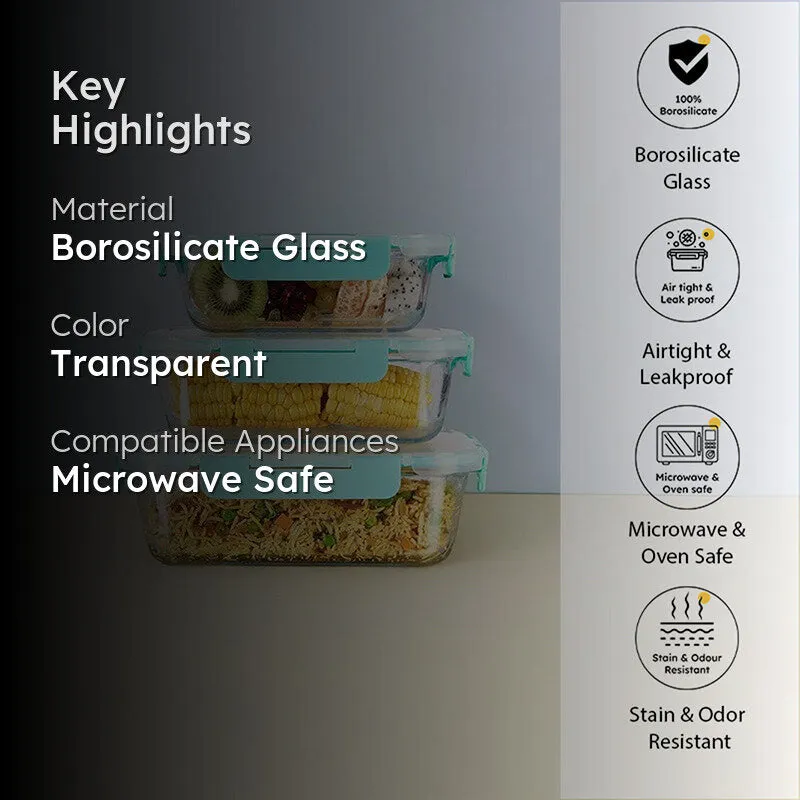 Bauble Glass Container (640,1040 & 1520 ML) - Set Of Three media 2