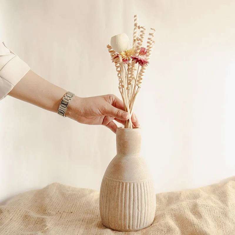 Sage & Sand Porcelain Vase media 1