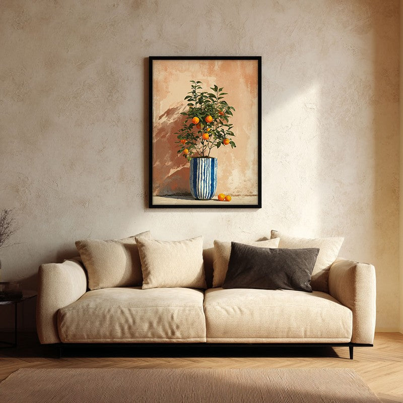 Florava Canvas Wall Painting With Black Frame