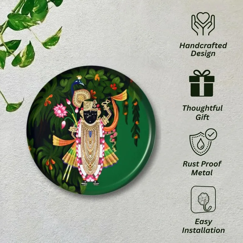 Festive Folklore Decorative Wall Plate With Stand - Set Of Two media 3