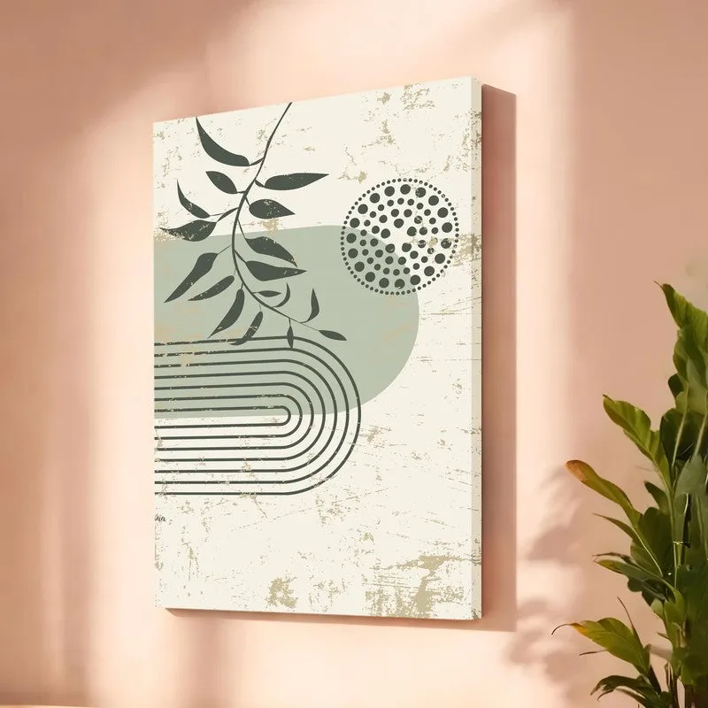 Angular Floral Canvas Wall Art media 7