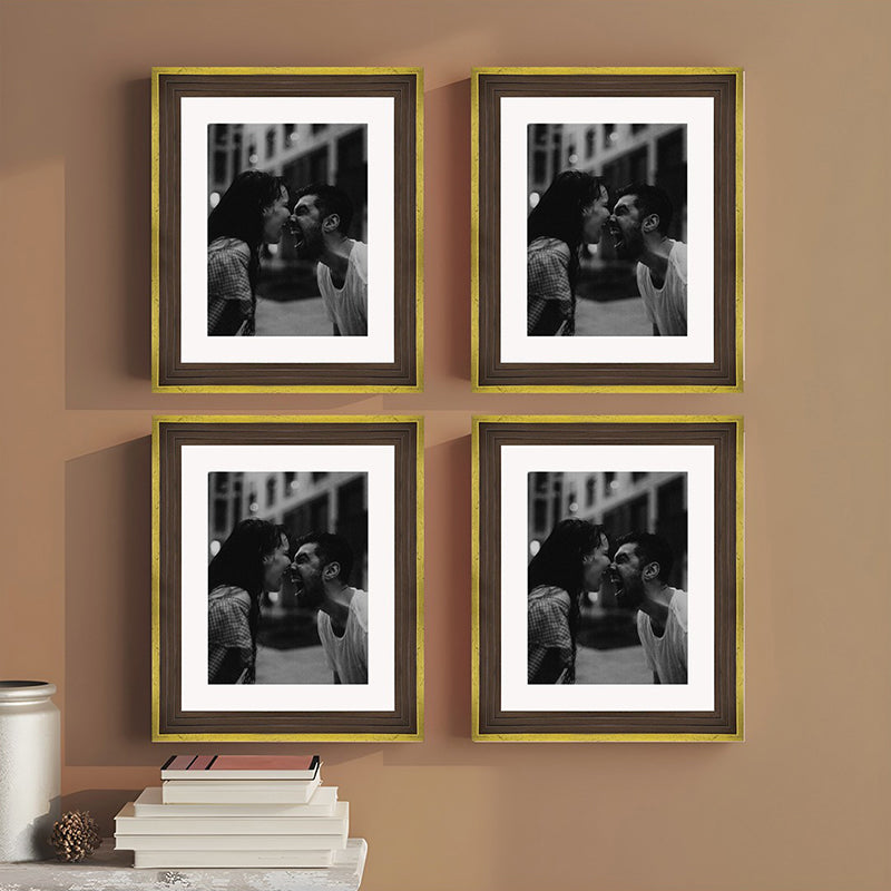 Timberina Lite Photo Frame (Gold) - Set Of Four