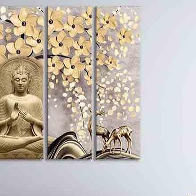 Peace Temple Wall Art - Five Piece Set media 4