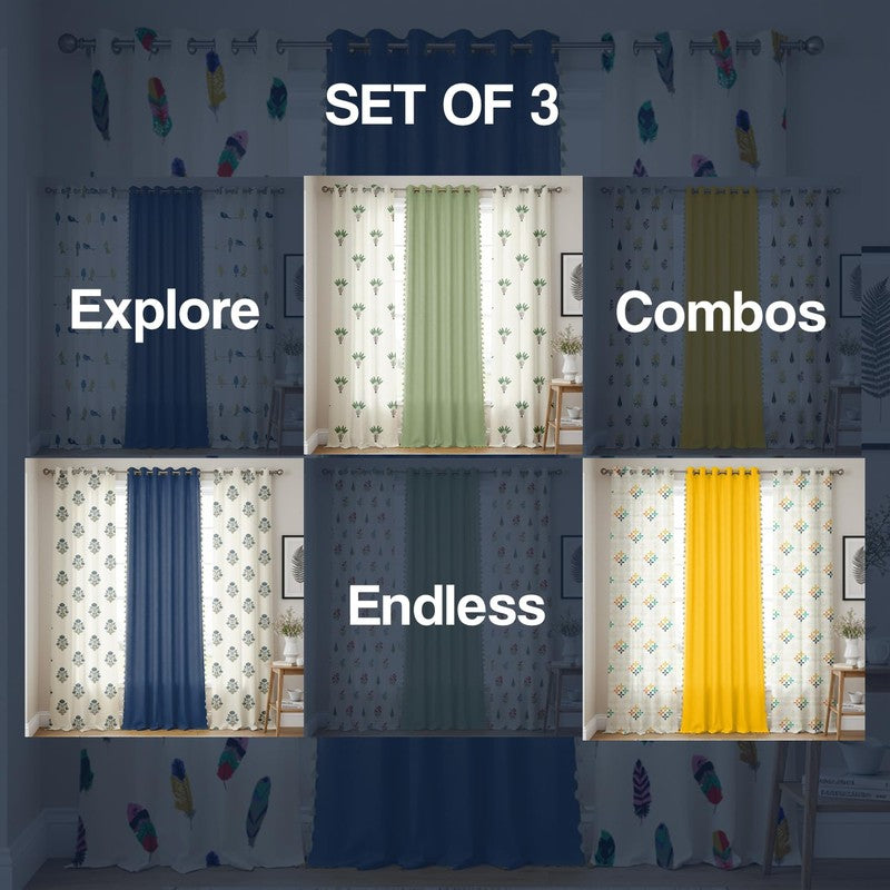 Urban Space Dream Catcher Curtains - Set Of Three media 6