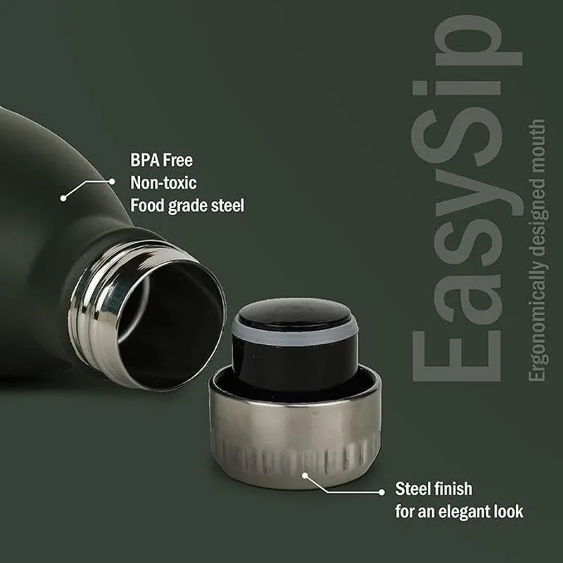 Lerda Hot & Cold Thermos Water Bottle (Green) - 1000 mL media 8