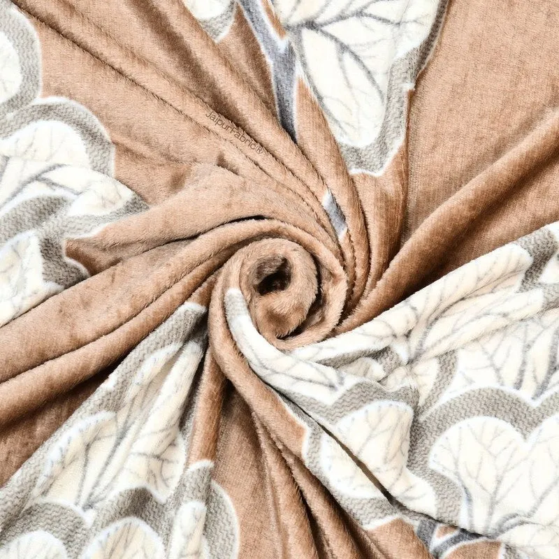 Floral Whisper Woolen Bedsheet - 150 GSM media 9