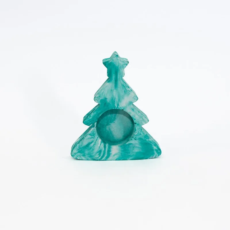 Christmas Festo Tealight Candle Holder - Green media 4