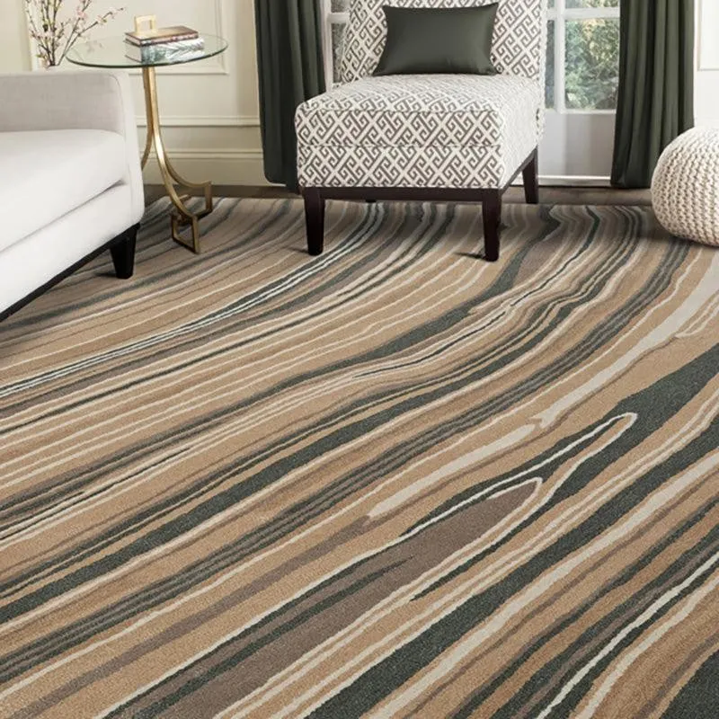 Bastet Hand Tufted Abstract Wool & Nylon Carpet - Green media 7