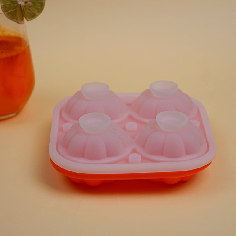 Chill Silicone 4-Cube Ice Mould - Red media 4
