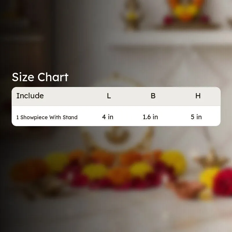 Shubh Ganesh Marble Showpiece With Stand media 11
