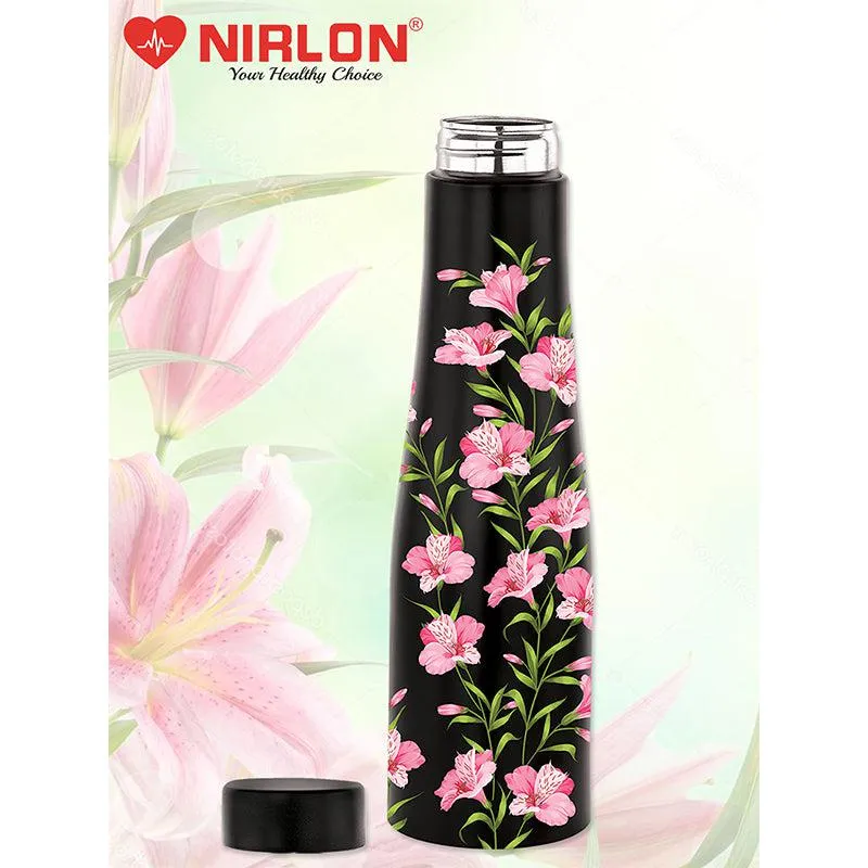 Pink Bud Flora Water Bottle - 1000 mL media 4