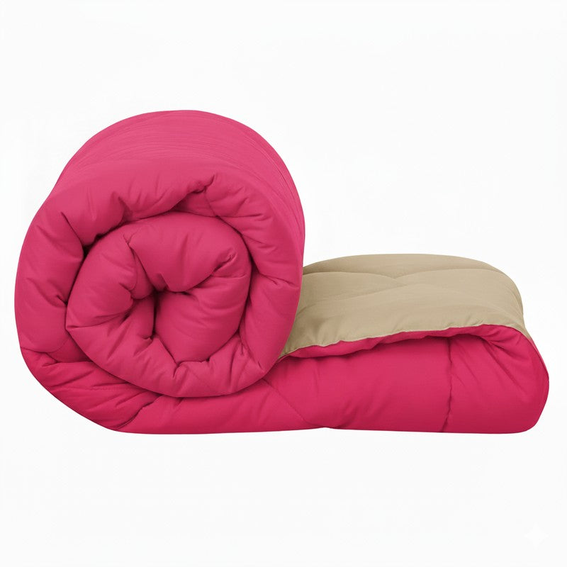 Dreamiq Reversible Comforter (Pink) - 400 GSM media 4