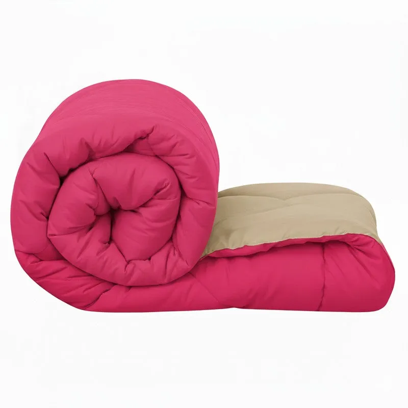 Dreamiq Reversible Comforter (Pink) - 400 GSM media 4