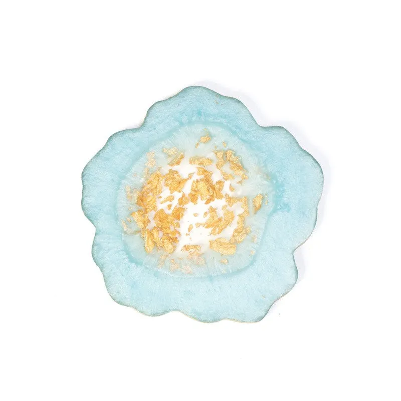 Celeste Crystal Coaster (Light Blue) - Set Of Four media 6