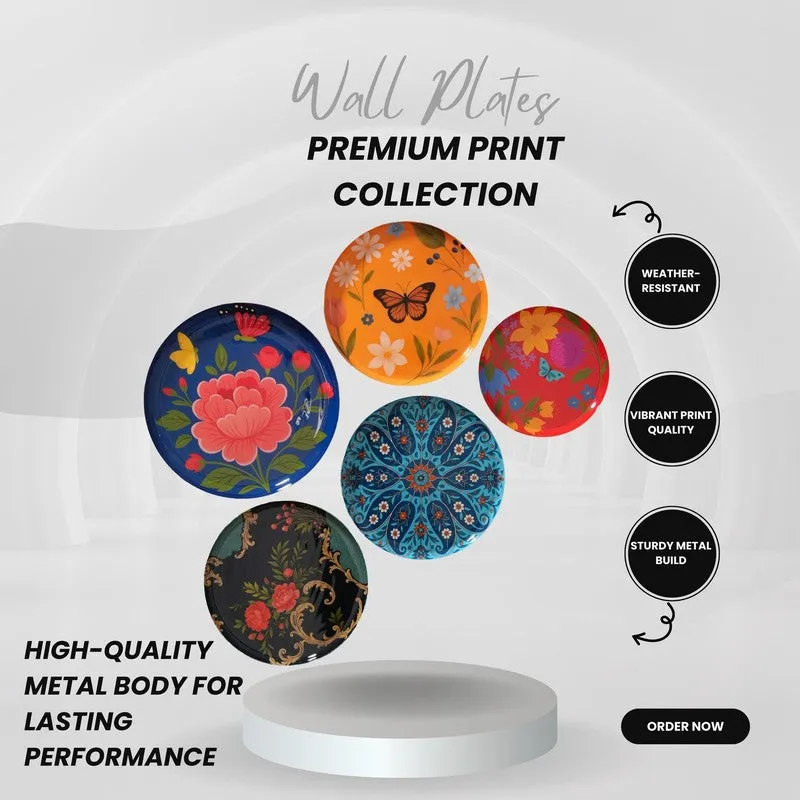 Mystic Garden Wall Plates - Set of Five media 7